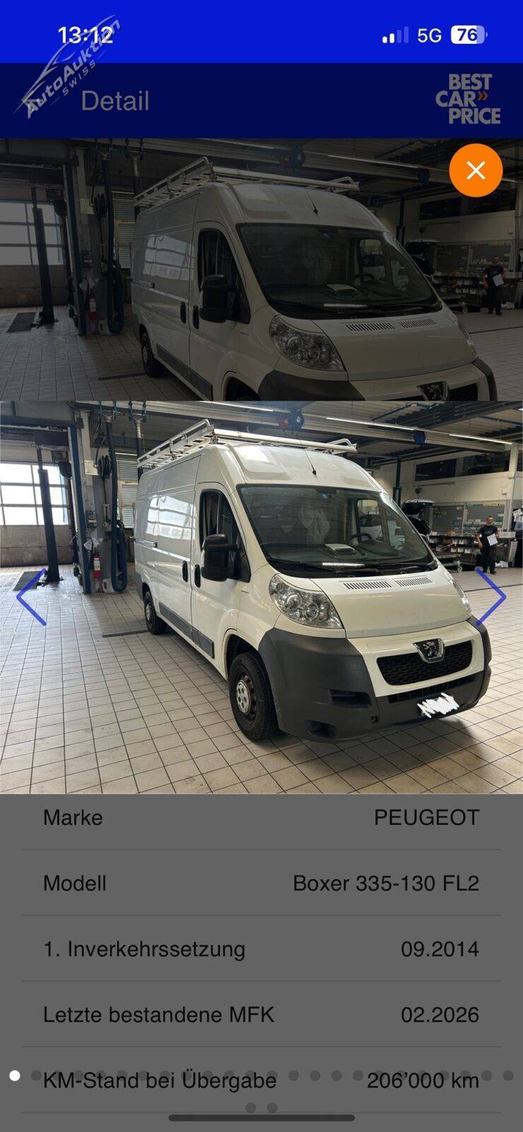 PEUGEOT Boxer 335-130 FL2