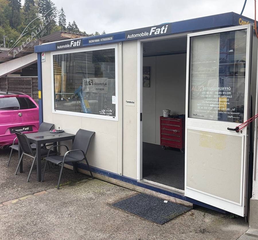 CI Condecta Komplettes Reifenservice-Paket mit Bürocontainer und Maschinen